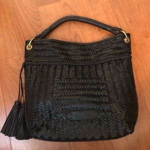Ralph Lauren Vacchetta Woven Hobo Bag